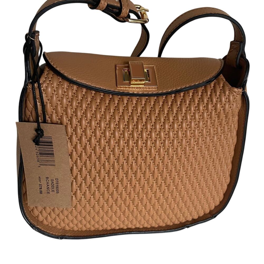 BRAND NEW Beautiful STEVE MADDEN  Saddle Beige B-CHANCE Purse Shoulder Vegan